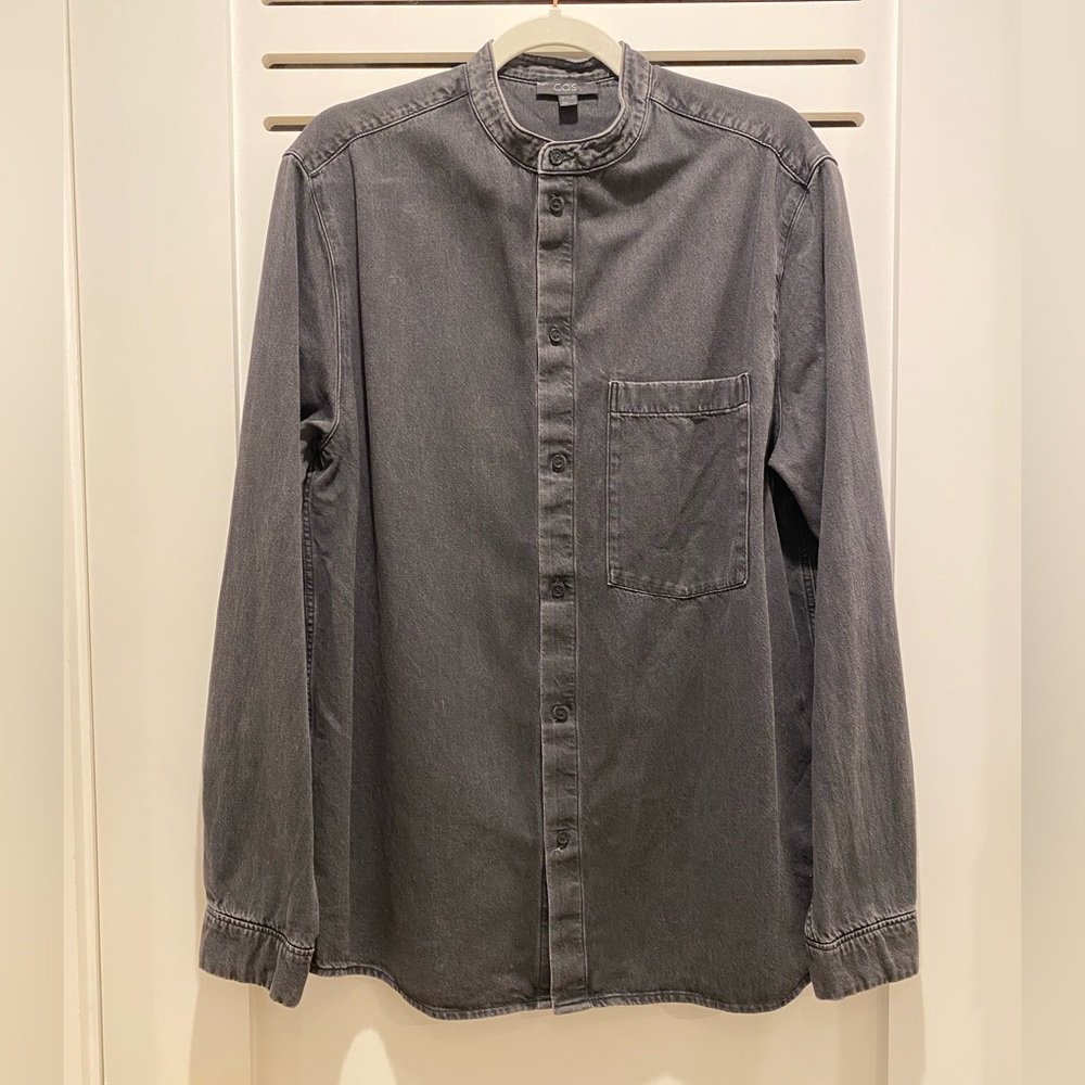 COS Denim Shirt - Black - Size M
